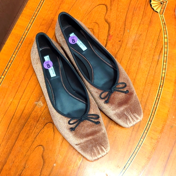 Velvet ballet flats - Picture 1 of 4